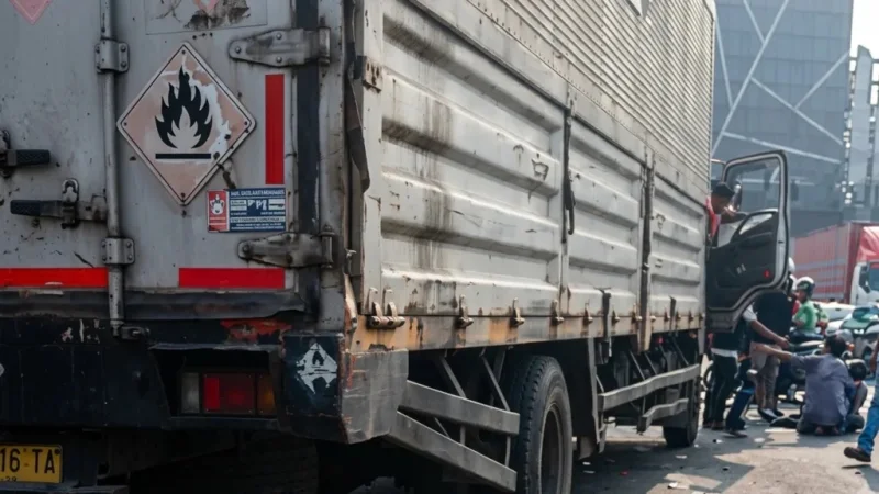 Kecelakaan Truk Diduga Rem Blong di Bekasi Timur, 1 Orang Tewas
