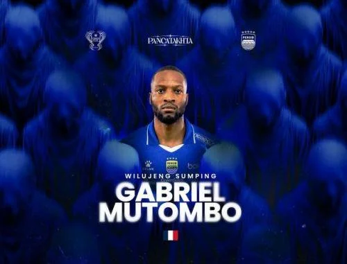 Gabriel Mutombo resmi gabung Persib Bandung (Foto: Persib.co.id)
