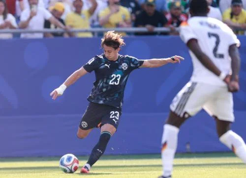 Laga Timnas Jerman vs Paraguay berakhir 1-1 di waktu normal. (Foto: X/@Albirojja).