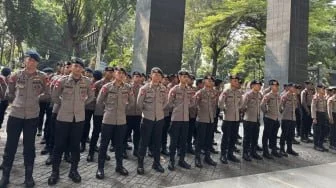Pendukung hingga Driver Gojek Padati PN Jakpus, Polisi Siaga Jelang Vonis Nadiem