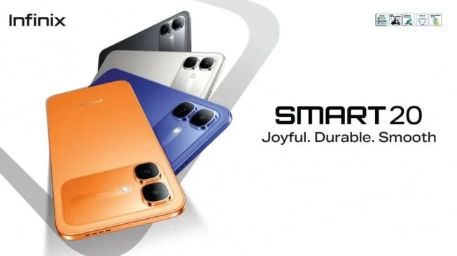 HP murah Infinix Smart 20. (Lazada Filipina)