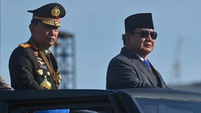 Prabowo Bakal Jadi Inspektur Upacara di HUT ke-80 Bhayangkara