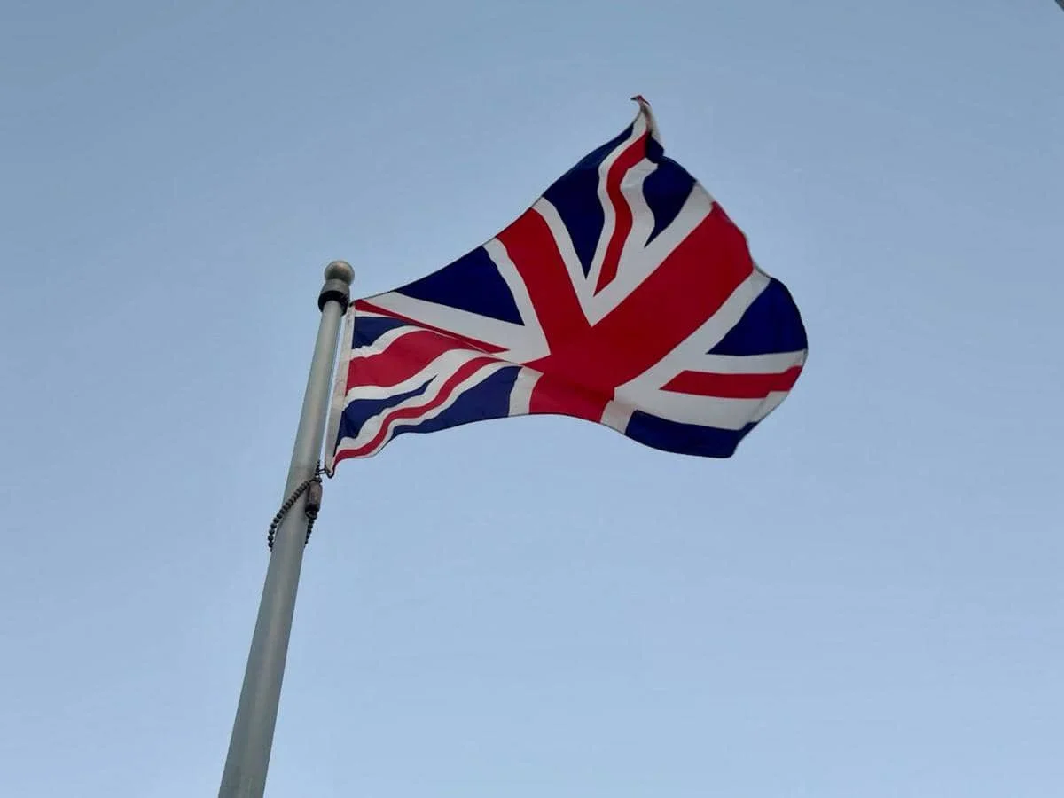 ilustrasi bendera Inggris