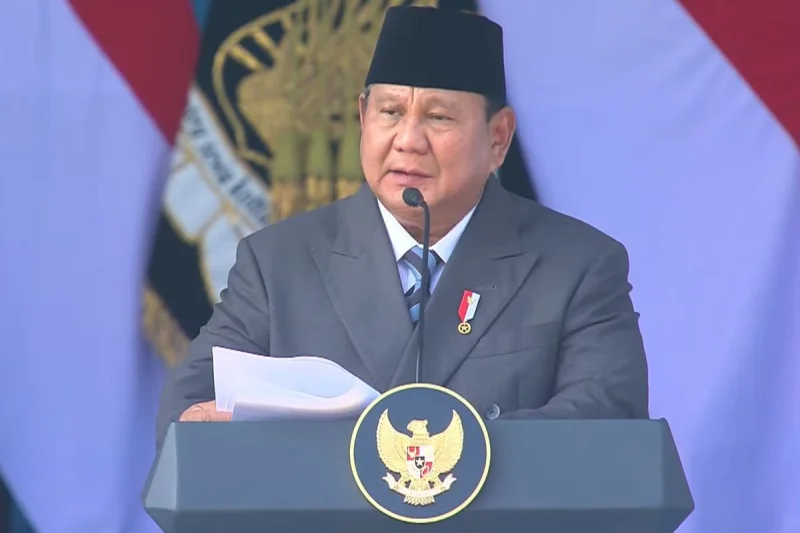 Di HUT Ke-80 Bhayangkara, Prabowo: Polri Harus Lindungi Rakyat