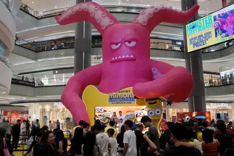 Serunya Bertemu Langsung 'Minions & Monsters' di Lippo Mall Puri