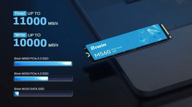 SSD M560 PCIe 5.0. [Biwin]