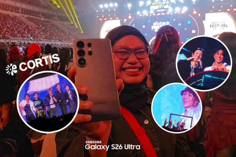 "Photodump" Konser Cortis Pakai Galaxy S26 Ultra, Zoom Jauh hingga AI Eraser Dicoba