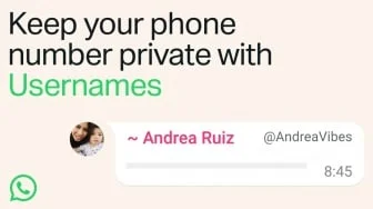 Cara Membuat Username WhatsApp, Bisa Chat Tanpa Nomor HP