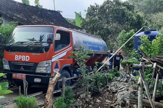BPBD Gunungkidul Mulai Dropping Air Bersih ke Lokasi Terdampak Kekeringan