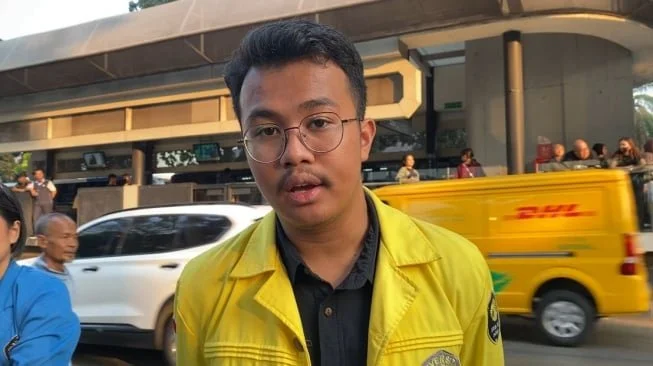 Ketua BEM UI Yatalathof Ma'shum Imawan. [Suara.com/Tiara]