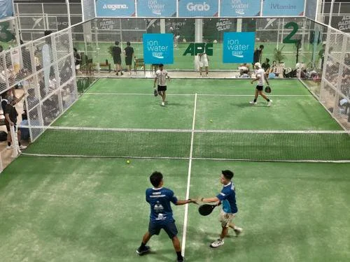 Olahraga padel (Foto: Okezone/Andri Bagus Syaeful)