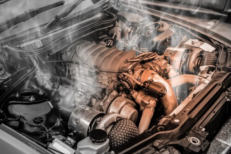 Ilustrasi mesin overheat