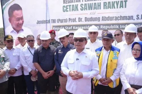 KSP Tinjau Program Cetak Sawah Rakyat di OKI, Tekankan Percepatan dan Larangan Alih Fungsi Lahan