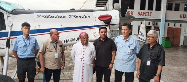 Uskup Jayapura Kecam Serangan dan Pembakaran Pesawat AMA di Yahukimo