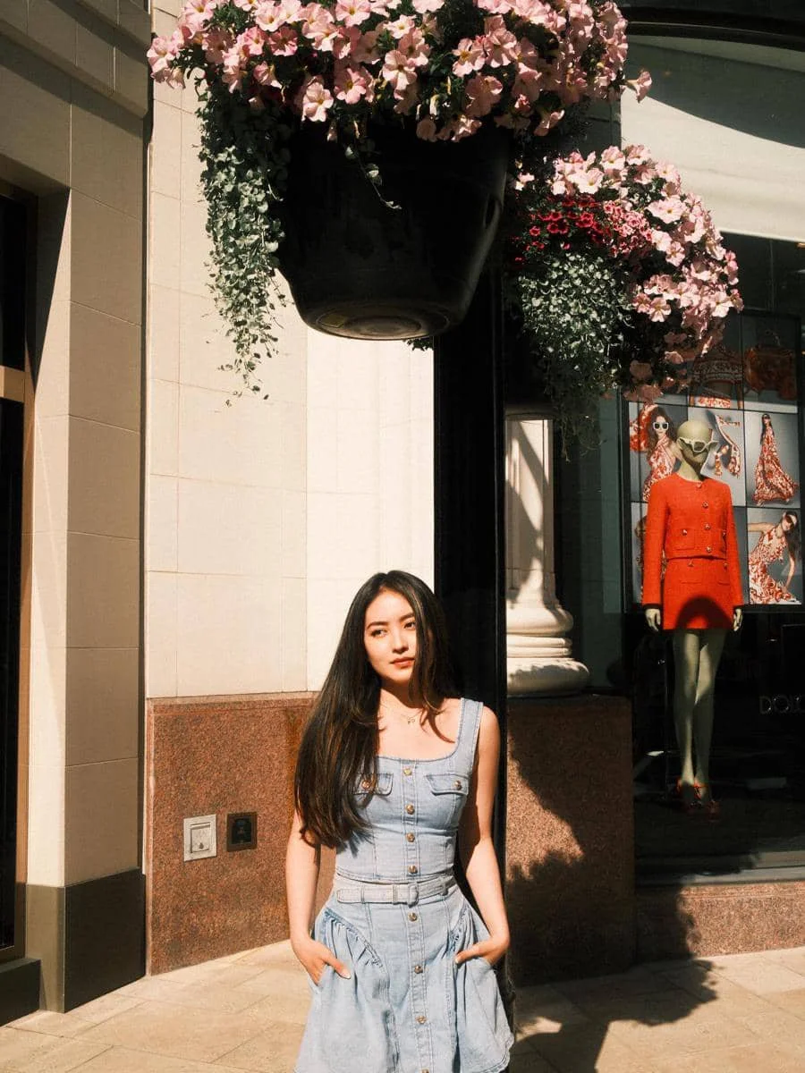 Natasha Wilona jalan-jalan di Rodeo Drive
