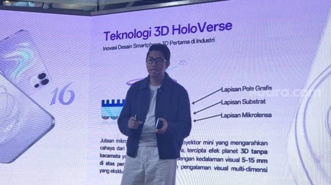 Product Manager OPPO Indonesia, Deni Setiawan. [Suara.com/Dythia]