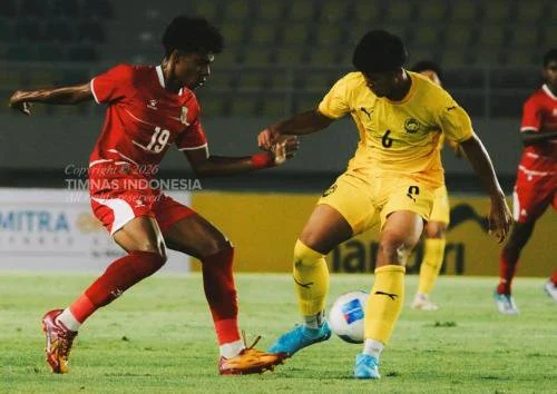 Timnas Indonesia U-17 vs Malaysia U-17. (Foto: PSSI)