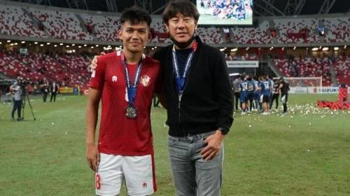 Witan Sulaeman dan Shin Tae-yong. (Foto: Istimewa/Instagram)
