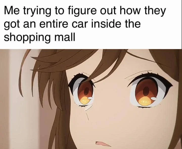 meme anime tentang belanja