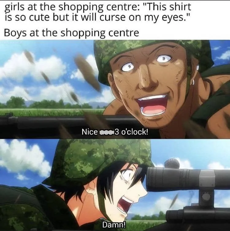 meme anime tentang belanja