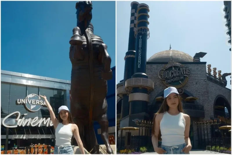 9 Potret Natasha Wilona Main di Universal Studios Hollywood, Happy!