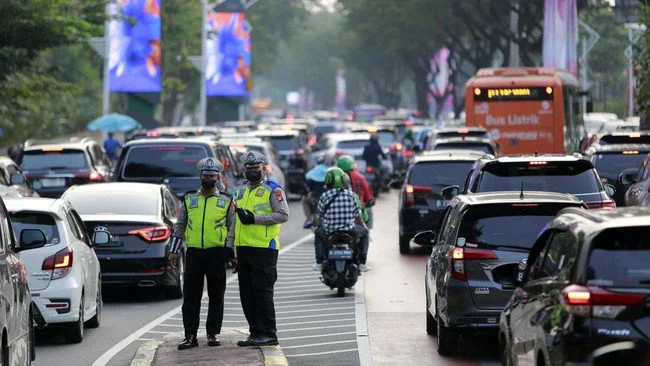 PM Singapura ke RI, Polisi Atur Lalu Lintas di 8 Ruas Jalan Jakarta