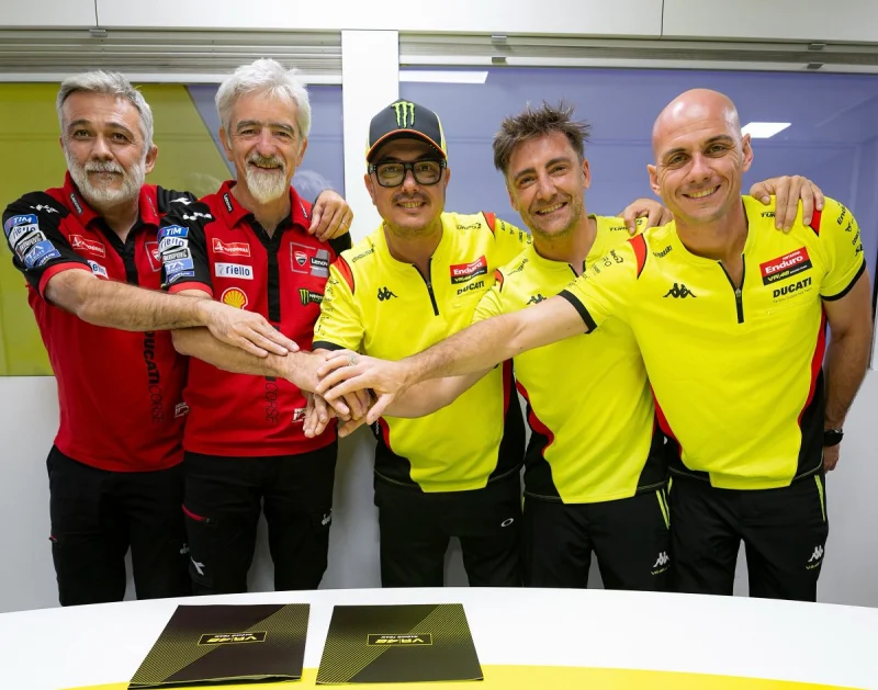 VR46 Racing Team Resmi Perpanjang Kerjasama dengan Ducati hingga 2029