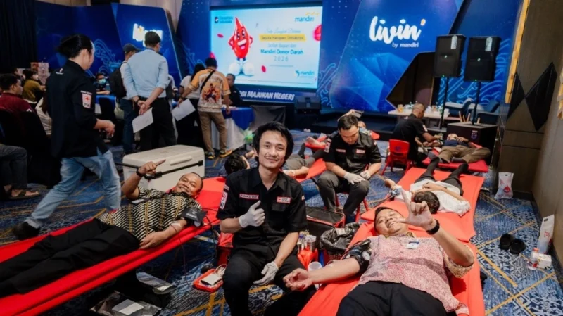 Sambut HUT ke-28, Bank Mandiri Kembali Gelar Donor Darah Serentak di 12 Region