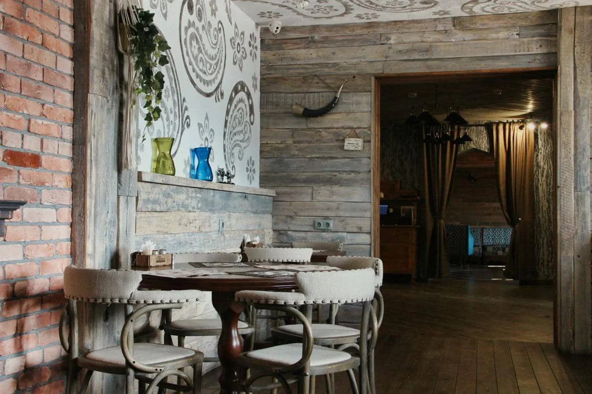 Ilustrasi desain interior Provencal style
