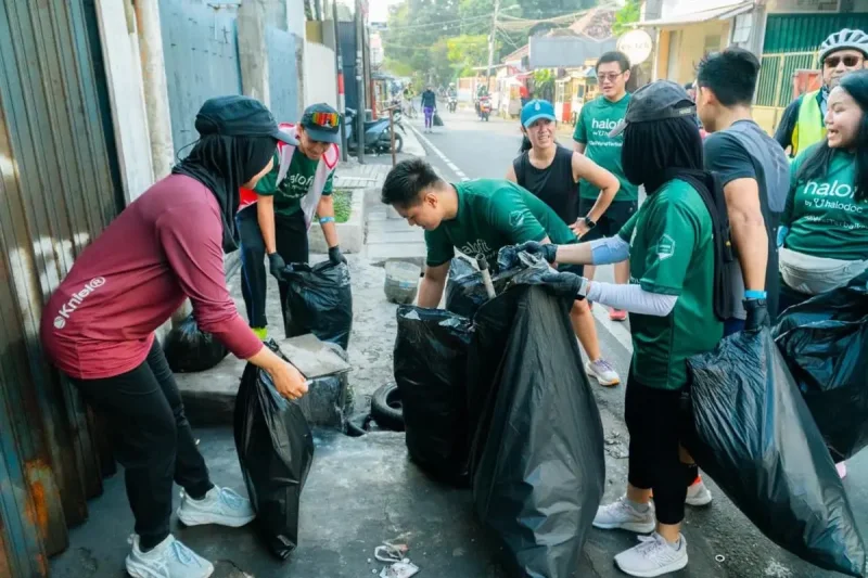 Pemanasan Garmin Run 2026: Lari Sambil Pungut 164 Kg Sampah
