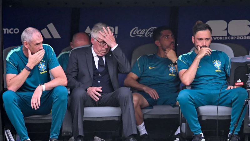 Apa yang terjadi pada Ancelotti? Tindakan mengejutkan setelah Brasil tersingkir dari Piala Dunia