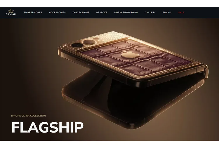 Caviar, pabrikan aksesori mewah asal Rusia yang kerap memodifikasi perangkat teknologi ini terpantau sudah lebih dulu memperkenalkan iPhone Ultra alias iPhone Fold versinya sendiri.
