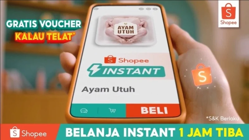 Shopee Belanja Instant 1 Jam Tiba, Solusi Praktis Penuhi Kebutuhan Harian