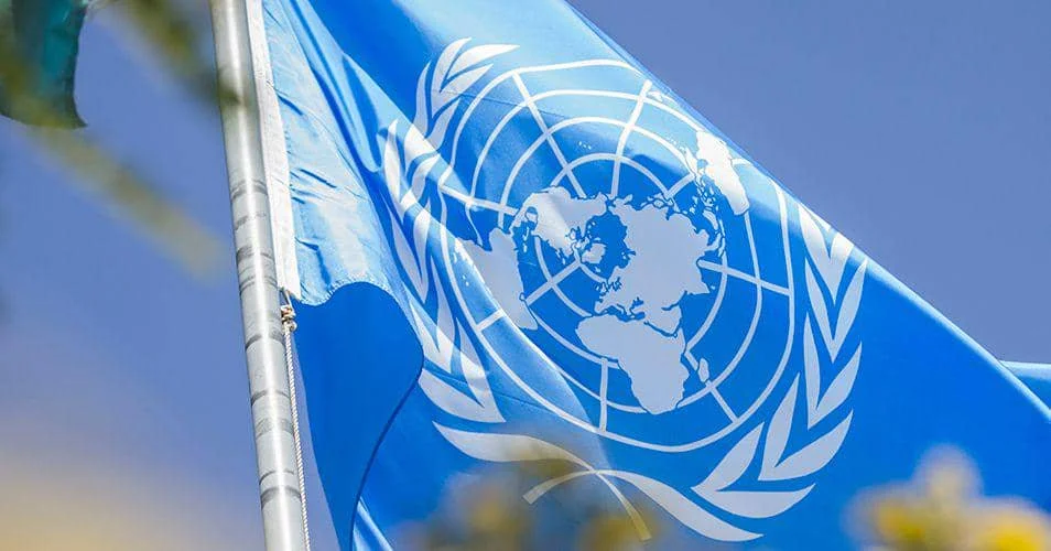 Ilustrasi bendera Organisasi Kesehatan Dunia (WHO). (dok. laman resmi WHO/www.un.org)