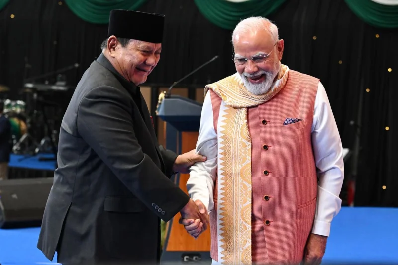 Hadiri Resepsi Komunitas India, Prabowo: Saya Pengagum Narendra Modi