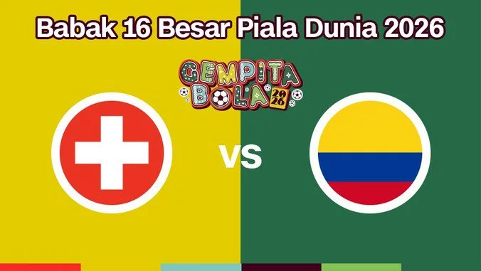 LIVE REPORT: Swiss vs Kolombia di Piala Dunia 2026