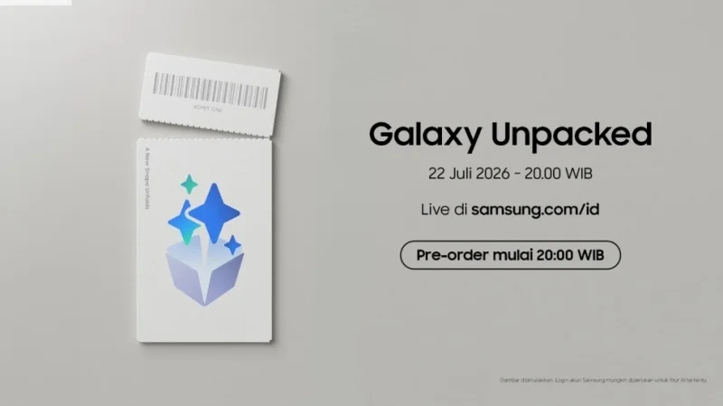 Catat Tanggalnya! Galaxy Unpacked 22 Juli 2026 Samsung Siap Ungkap Hp Lipat dengan Fitur AI Terbaru