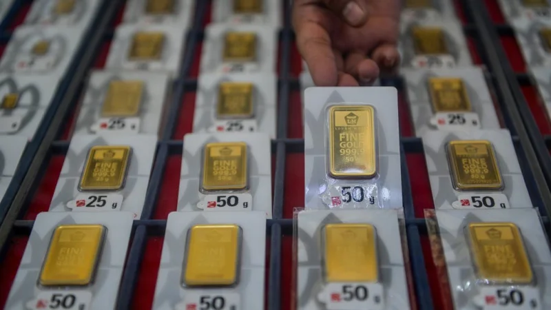 Harga Emas Lanjutkan Penurunan, Jadi Rp2.641.000 per Gram