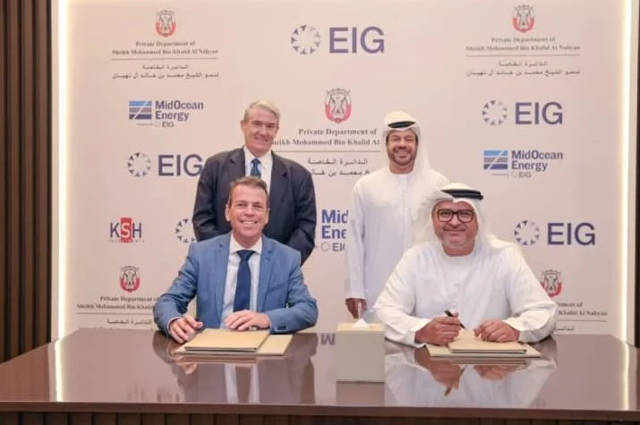 Departemen Urusan Pribadi Syekh Mohammed bin Khalid Al Nahyan Investasikan 1,13 Miliar Dolar AS ke MidOcean Energy