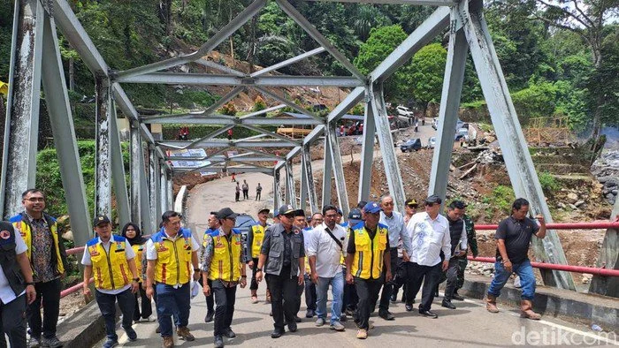 Kementerian PU Perkuat Jembatan Enang-Enang Bener Meriah yang Diperbaiki Warga