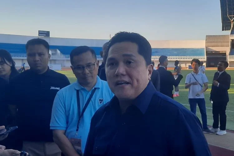 Erick Thohir Hadir di Semifinal Piala Presiden Liga 4 2026 di Stadion Mandala Krida, Yogyakarta, Rabu (8/7/2026) sore WIB.