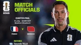 Wasit Argentina Pimpin Perancis vs Maroko, Les Bleus Tak Gentar Lawan Keputusan FIFA