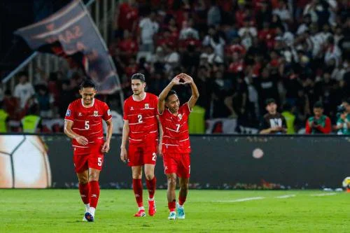 Beckham Putra di laga Timnas Indonesia vs Saint Kitts and Nevis. (Foto: Aldhi Chandra/Okezone)