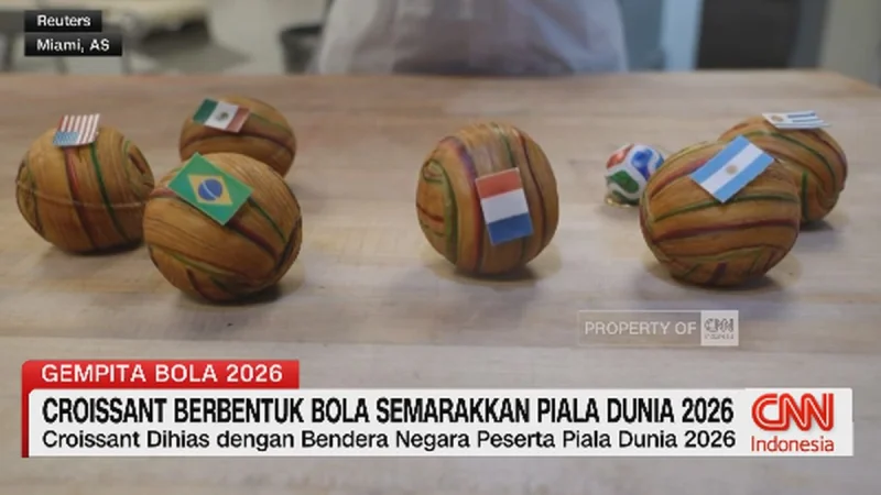 VIDEO: Croissant Berbentuk Bola Semarakkan Piala Dunia 2026