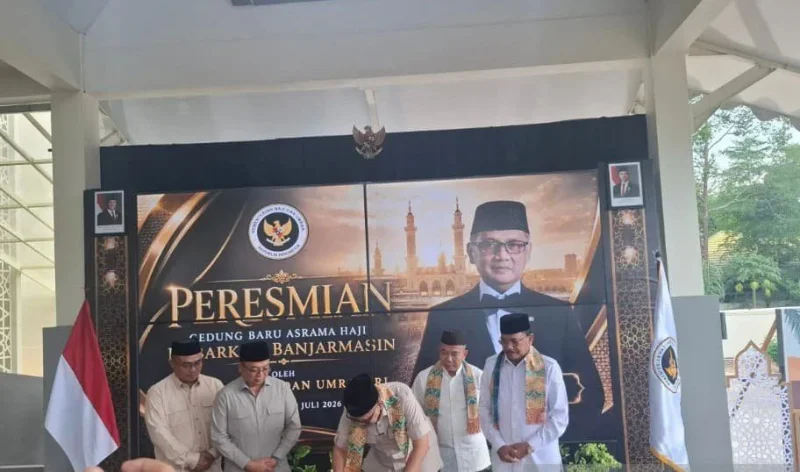 Menhaj Resmikan Gedung Baru Asrama Haji Embarkasi Banjarmasin untuk Tingkatkan Pelayanan Jamaah