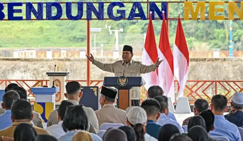 Presiden Prabowo Resmikan Lima Bendungan Senilai Rp9,79 Triliun untuk Perkuat Ketahanan Air, Pangan, dan Energi