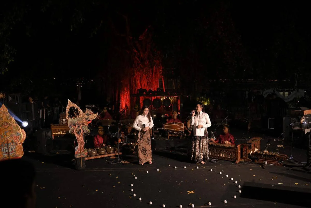pertunjukan wayang kulit di Suaraga Fest 2026