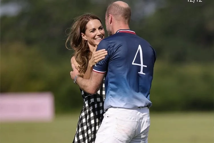 Gaya kasual Kate Middleton dalam acara Polo Amal.
