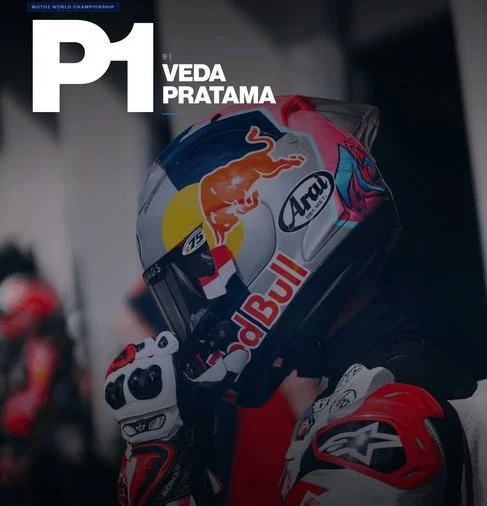 Veda Ega Pratama siap tempur di Kualifikasi Moto3 Jerman 2026. (Foto: X/@honda_team_asia)