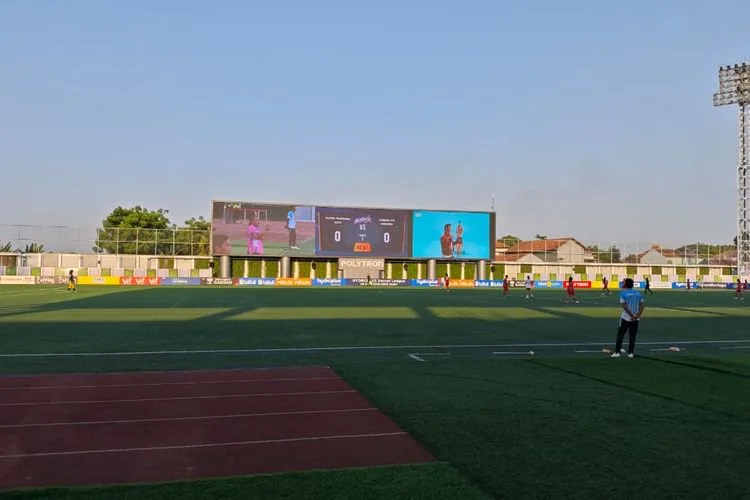 Videotron besar di Supersoccer Arena, Kudus